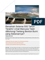 Bumi Datar - Teori Flat Earth dan Sejarahnya