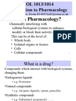 Introduction to Pharmacology(1)
