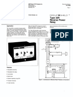 Reverse Power Relay PDF