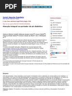Jornal Vascular Brasileiro - Atenção Integral Ao Portador de Pé Diabético