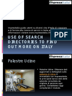 Use of Search Directories To Find Out More On Italy
