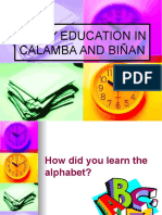Chapter 3 Early Education in Calamba and Binan
