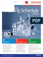 Telecoms Training Schedule 2016