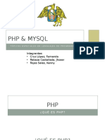 PHP, Oracle y Mysql