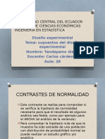 Prueba de Normalidad D.