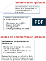 Velocidad de Sedimentacion Globular