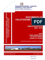 Documento di Valutazione dei Rischi Scientifico Brotzu