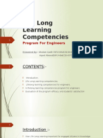 Life Long Learning Competencies: Program For Engineers