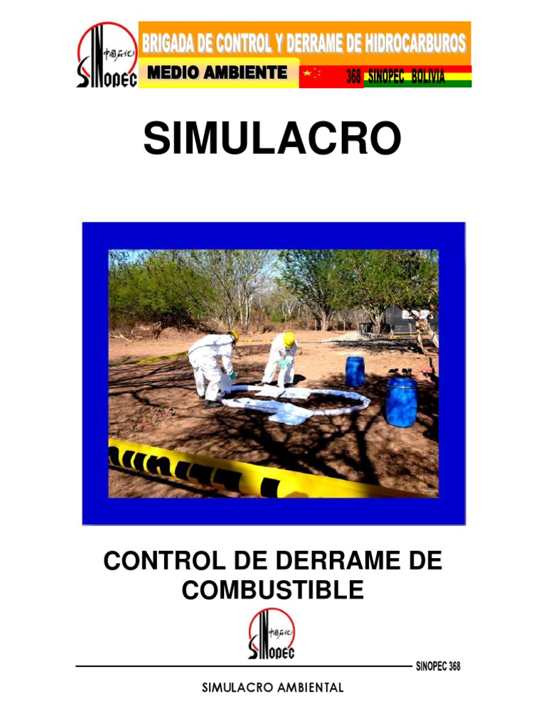 Simulacro de Control de Derrame de Combustible | PDF | Combustible ...