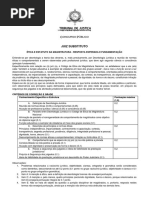 Grade de correção da questão nº 09 discursiva TJMS/2015