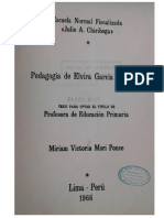 Julio Chiriboga - Pedagogia de Elvira Garcia y Garcia