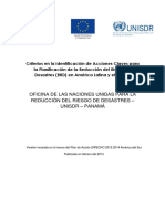 Criterios en la Identificación de Acciones Claves para la Planificación de la Reducción del Riesgo de Desastres (RRD) en América Latina y el Caribe