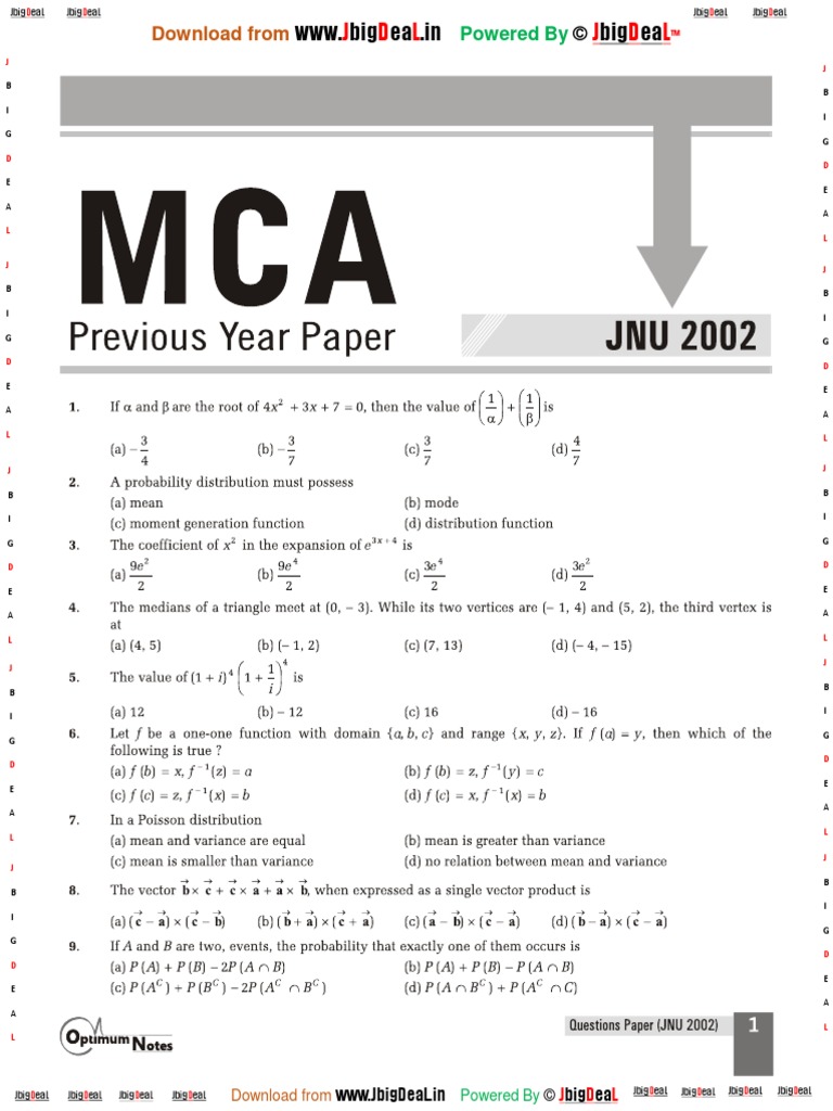 Question Paper JNU 2002 | PDF | Law