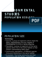 populaton ecology grade 11