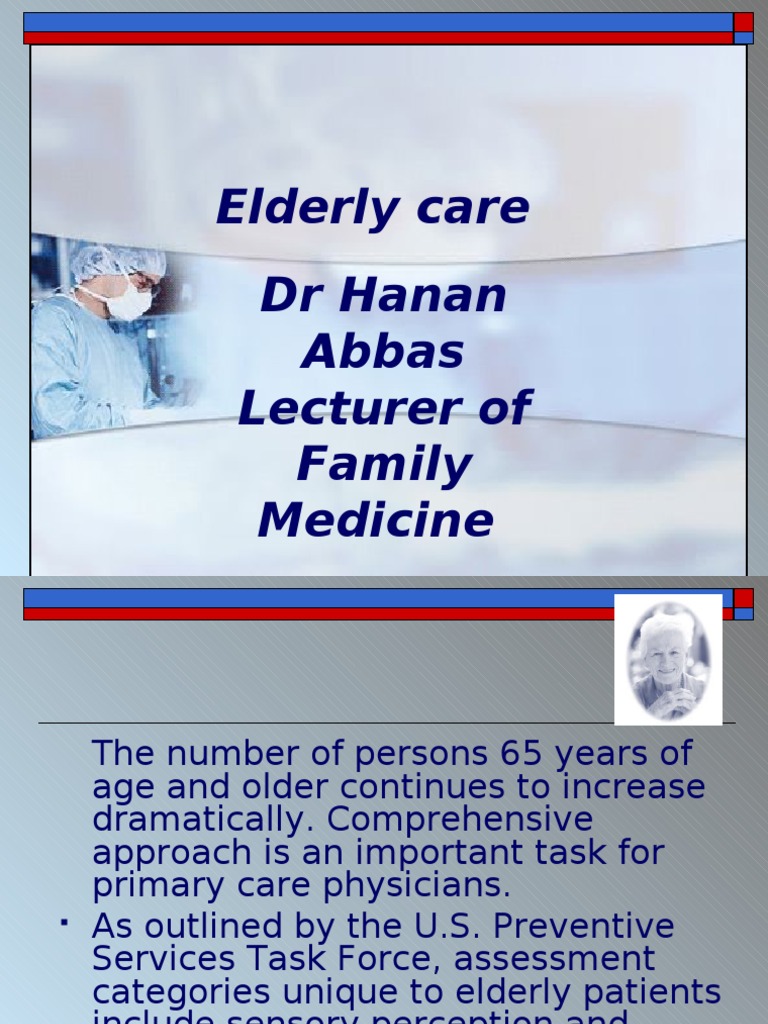 Comprehensive Elderly Care Strategies | PDF | Urinary Incontinence ...