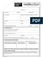 International Students' Application Form: 1. Personal Details