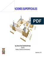Cimentaciones Superficiales: Ing. Danny Franz Castañeda Bermejo
