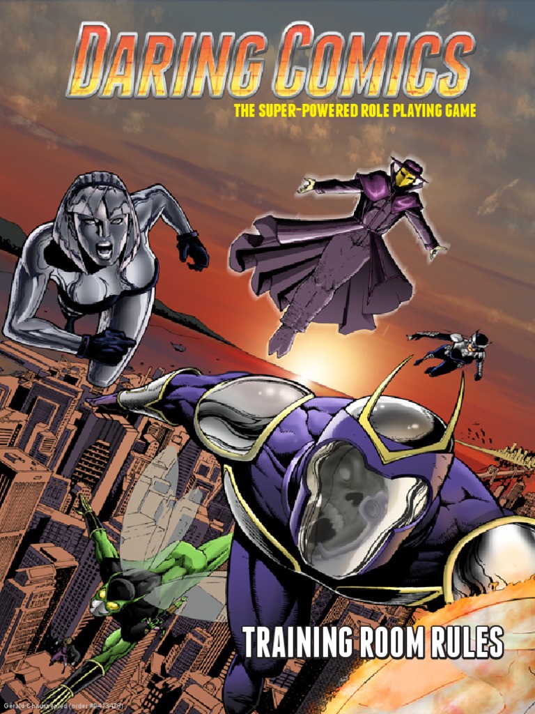 Training Room Rules The SuperPowered Role Playing Game PDF Dice