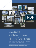 Le Corbusier: Dossier de Candidature À L'inscription Au Patrimoine Mondial de L'humanité