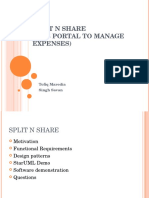 Split N Share (Web Portal To Manage Expenses) : Tofiq Maredia Singh Savan