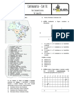 Lista Exercícios - Cartografia - Cap. 01