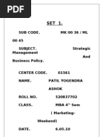 Strategic Management