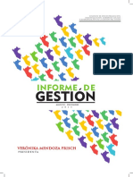 Informe de Gestión. Agosto - Diciembre 2015