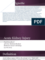 Acute Kidney Injury - Junior Medicine Clerkship