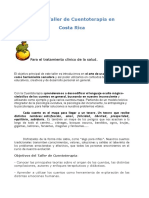 Primer Taller de Cuentoterapia en Costa Rica para El Tratamiendo Clinico de La Salud