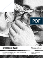 Kant. Fundamentación para Una Metafísica de Las Costumbres