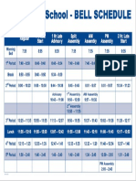 Bell Schedule 2011 12