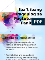 Ang Panitikan Sa Pangwika