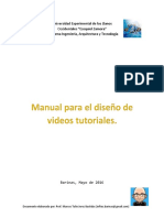 Manual de Diseño Para Un Video Tutorial