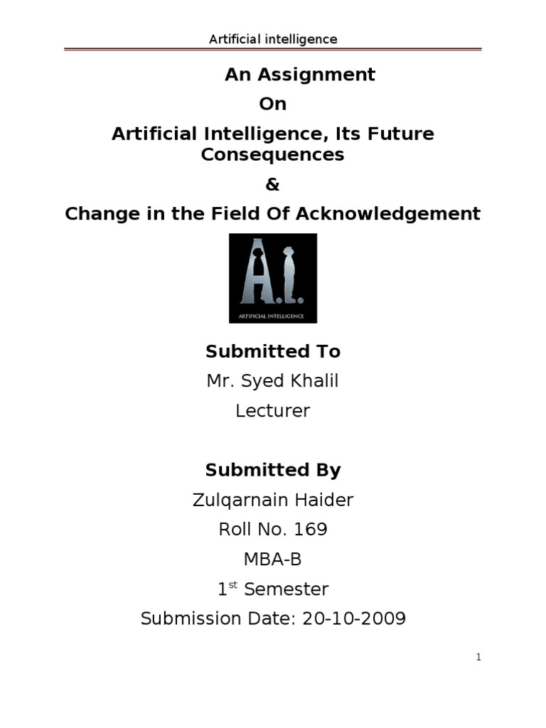 Acknowledging AI's Impact and Future | PDF | Inference | Artificial ...
