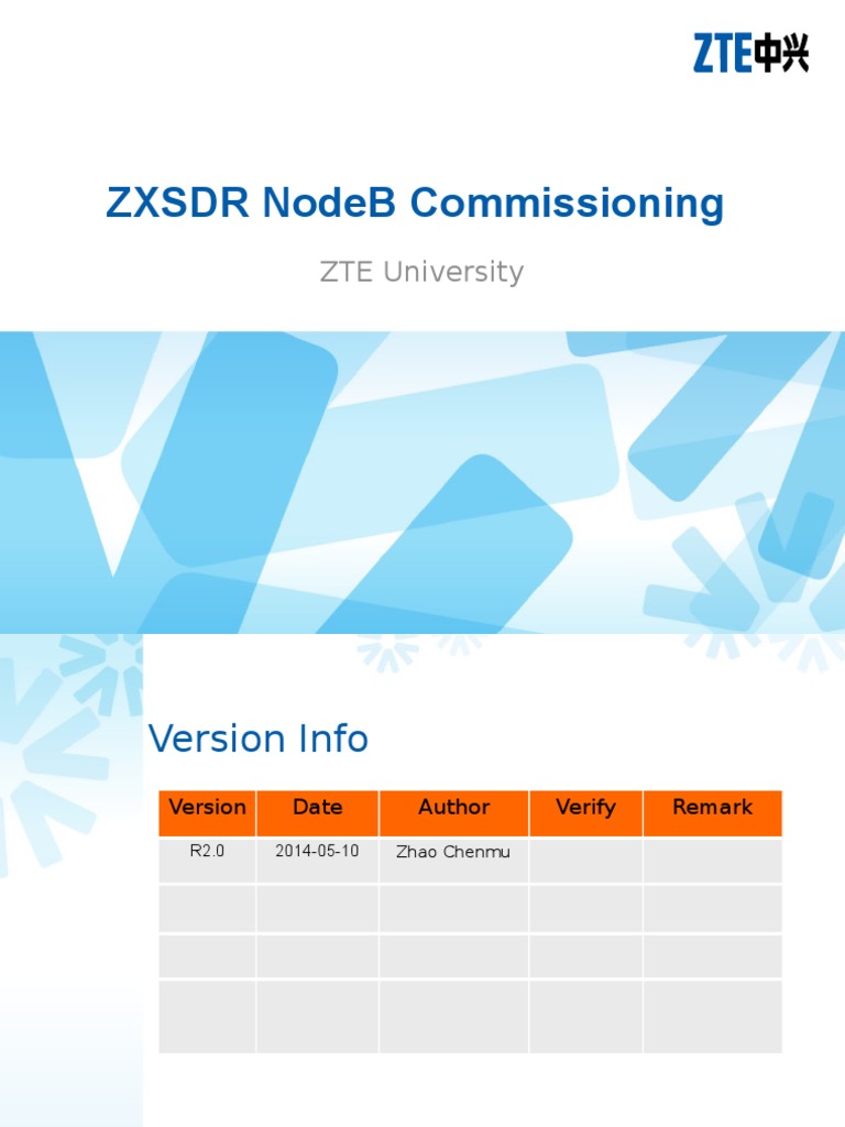 02 ZXSDR NodeB Commissioning-7new | PDF | Operating System Families ...