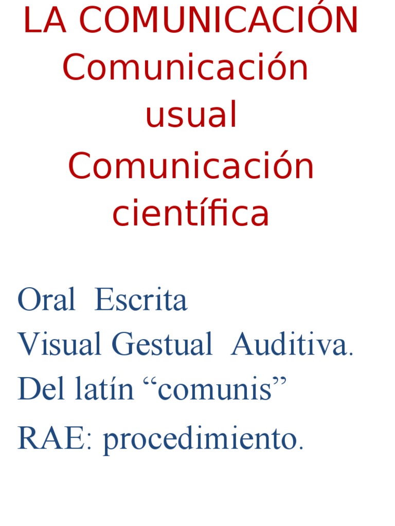 Comunicacion | PDF | Artes del Lenguaje y Comunicación | Estudios de ...