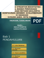 2.identifikasi Struktur Bawah Permukaan Menggunakan Metode Geolisrtik Konfigurasi