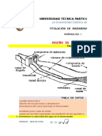 Diseno de Desarenador