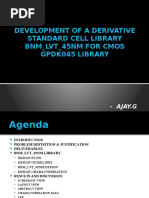 Development of A Derivative Standard Cell Library BNM - LVT - 45Nm For Cmos Gpdk045 Library