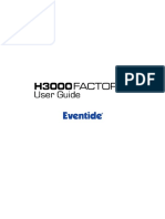 H3000 Factory Native User Guide