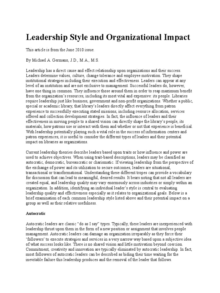 organizational leadership dissertation