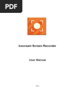 Icecream Screen Recorder Manual