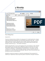 Tutorial Easy Worship
