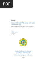 Download Contoh Proposal Tugas Entrepreneurship web Design by Daeng Rosanda SN31806462 doc pdf
