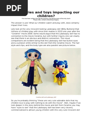 lalaloopsy coraline