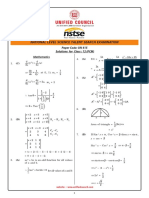 NTSC - Class-12 Solution L-I (PCM)