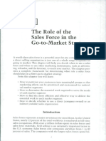 Sales Force in The Go-To-Market Strategyy