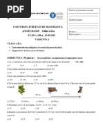 Euxin Math Clasa a II a Editia II Etapa Finala 2014 2015