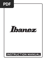 Ibanez Manual Instrucciones