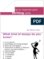 Some Help To Improve Your Writing Skills - B1 ISE I